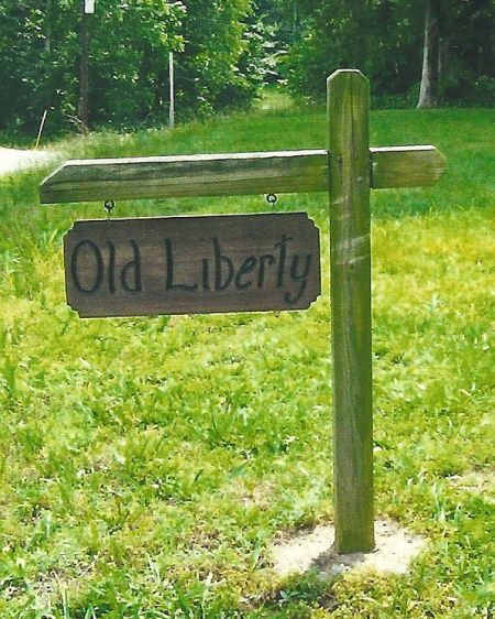 Old Liberty Cemetery Sign