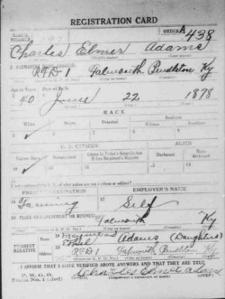 registration card