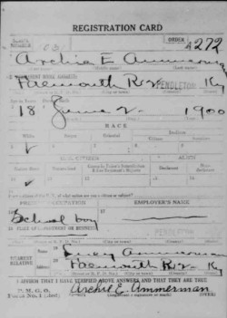 registration card