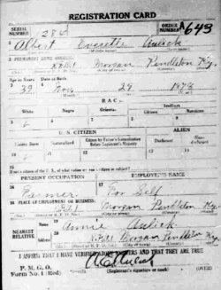 registration card