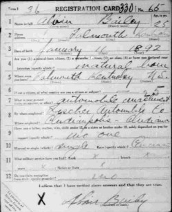 registration card