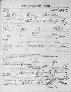 registration card