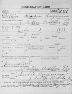 registration card