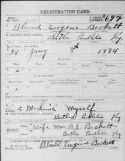 registration card