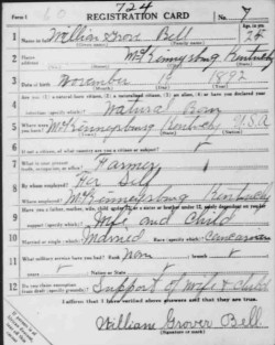 registration card