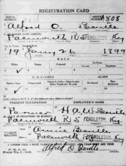 registration card