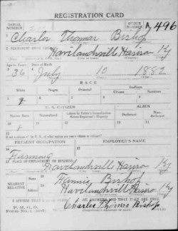 registration card