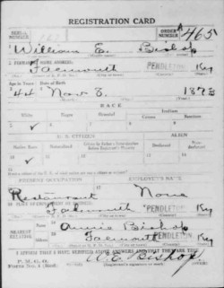 registration card