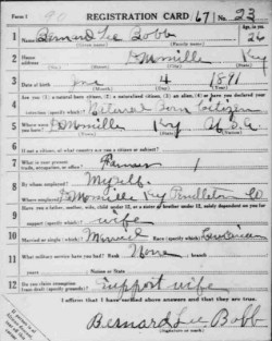 registration card