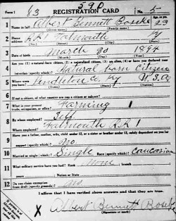 registration card