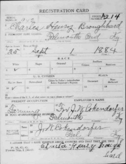 registration card