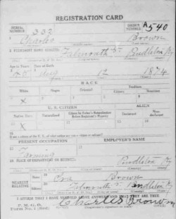 registration card