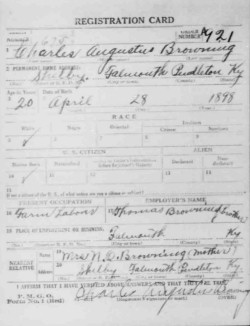 registration card