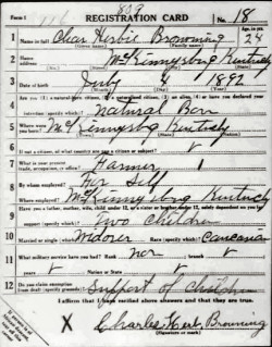 registration card