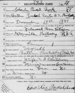 registration card