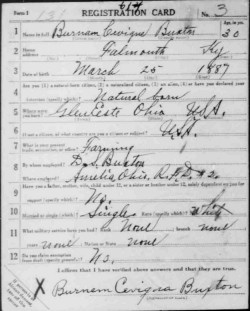 registration card