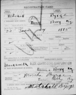 registration card