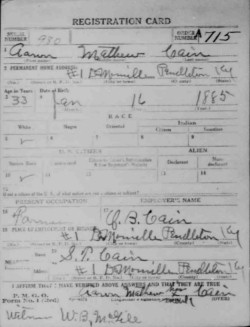 registration card