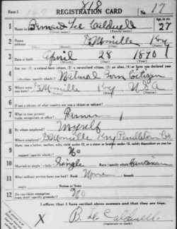 registration card