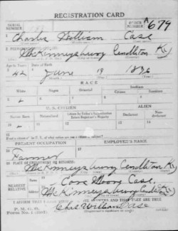 registration card