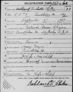 registration card