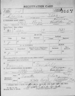 registration card