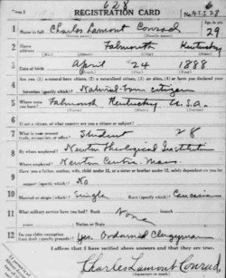 registration card