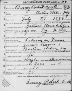 registration card