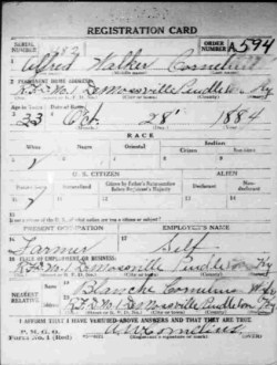 registration card