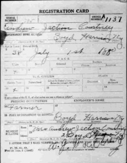 registration card