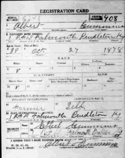 registration card