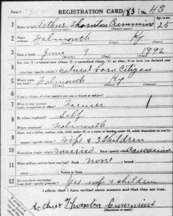 registration card