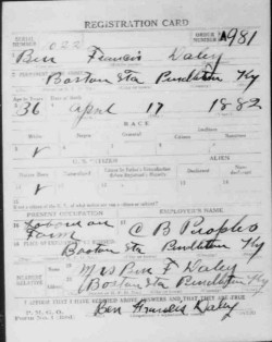 registration card