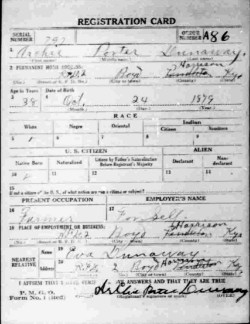 registration card