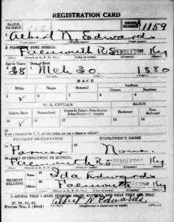 registration card