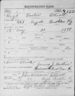 registration card