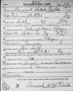 registration card