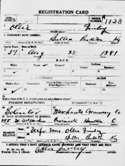 registration card