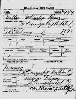 registration card