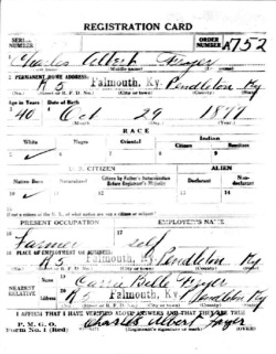 registration card