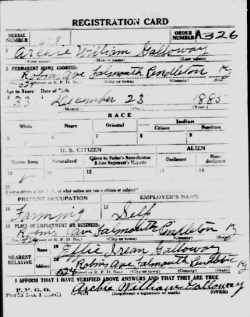 registration card