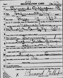 registration card