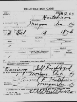 registration card