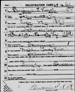 registration card