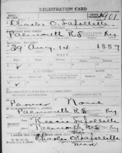 registration card