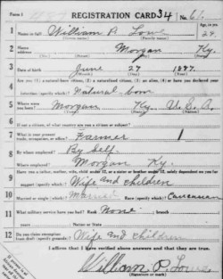 registration card