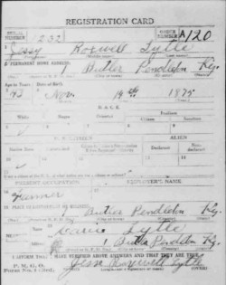 registration card