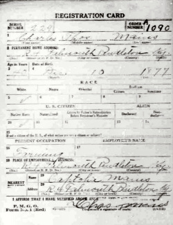 registration card