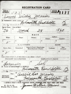 registration card