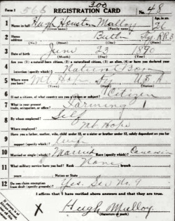 registration card